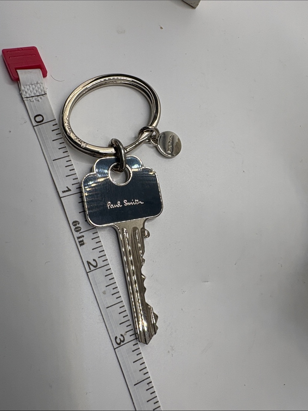 Paul Smith Silver Key Keyring - Picture 3 of 5